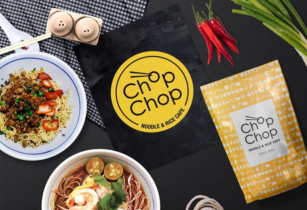 Karuna Singapore Logo Design & Branding portfolio - Chop Chop