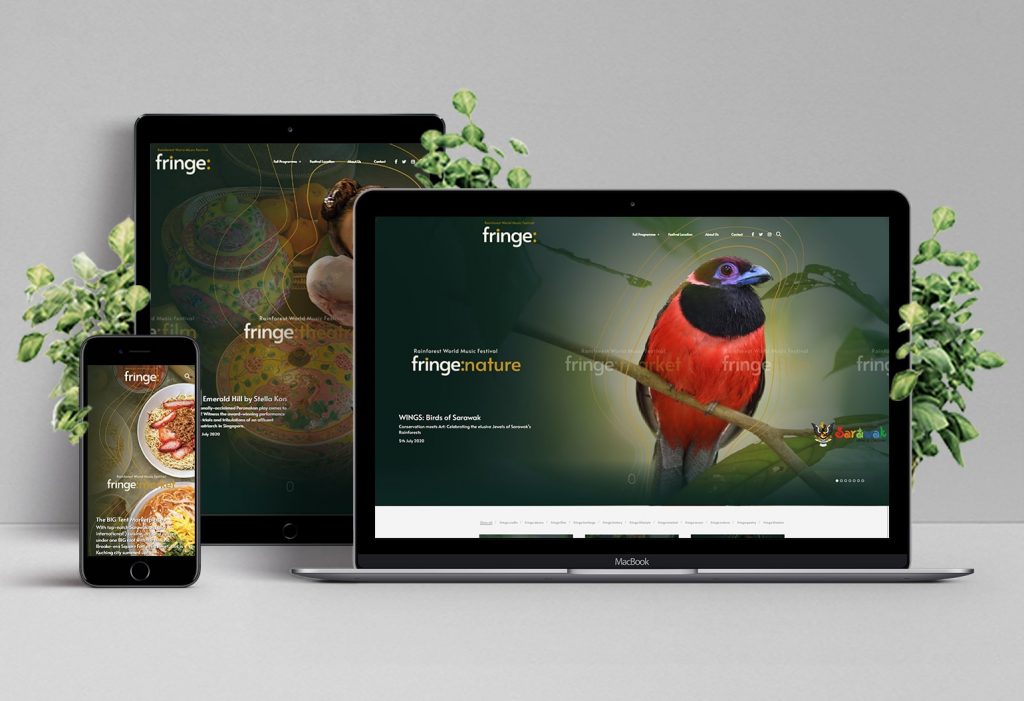 Karuna Singapore responsive web design - Rainforest World Music Festival Fringe | Rwmffringe